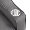 thumbnail image 6 of 3 in 1 Convertible Sleeper Sofa Bed, Velvet Loveseat Pull Out Couch with Charging, Dual Cup Holders and Phone Holder, Modern Futon Sofa Couch for Living Room, Dark Grey, 6 of 9
