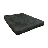 Full Size Futon Mattress - 10" Microfiber Foam & Cotton - Medium Firm - 54x75 Inches -Charm