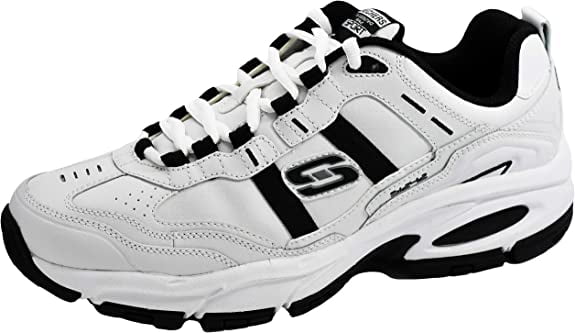 skechers air cooled memory foam mens trainers