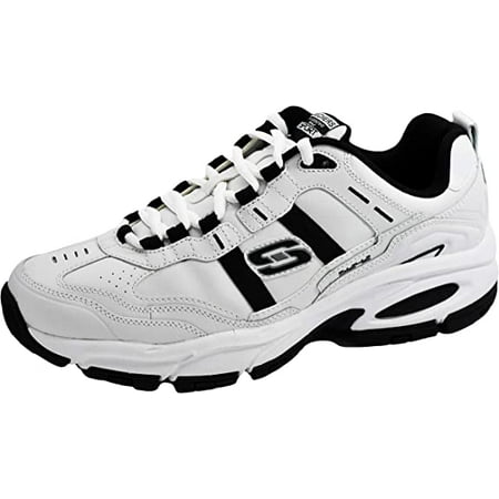

Skechers Sport Men s Vigor 2.0 Serpentine Memory Foam Sneaker White/Black 11.5 M US