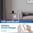 thumbnail image 3 of 2-Gang Screwless Pioneer Floral Decorative Wall Plates,Size 2-Gang 4.7"W x 4.7"H,Unbreakable Thermoplastic Faceplate Cover for Kitchen Living Room Bedroom Decorator Receptacle Outlet Switch, 3 of 7