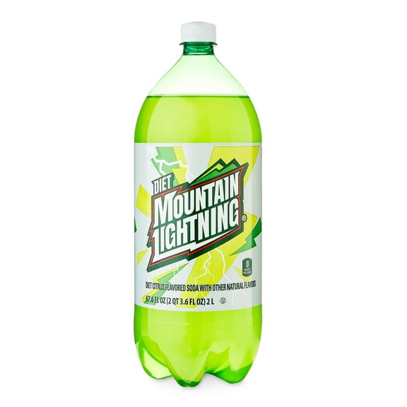 Great Value Diet Mountain Lightning, 2 L Bottle
