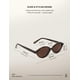 thumbnail image 4 of Gafas de Sol TIJN Olisa Retro Ovaladas Polarizadas UV400 para Mujeres y Hombres, 4 of 7