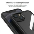thumbnail image 4 of SOATUTO for iPhone 13 Mini 5.4 inch 2021 Phone Case Built-in Screen Protector Touch-Sensitive Clear 360° Full Body Flexible TPU Bumper Full Body Transparent Cover - Black, 4 of 8