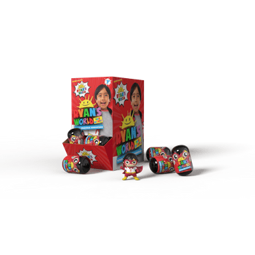 Ryan’s World Movie Collectible Mystery Squishy in Blind Box, Collect All 8 Toys, Age Group 3 