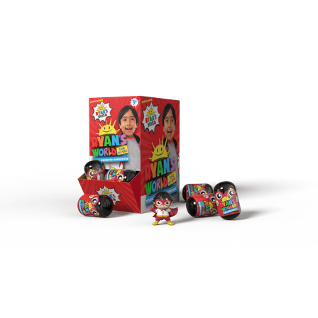 Ryan’s World Movie Collectible Mystery Squishy in Blind Box, Collect All 8 Toys, Age Group 3 