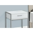 thumbnail image 3 of Dtwnek Side Table End Table with 1 Drawer and Bottom Shelf, Nightstand for Living Room, Bedroom, White, 3 of 6