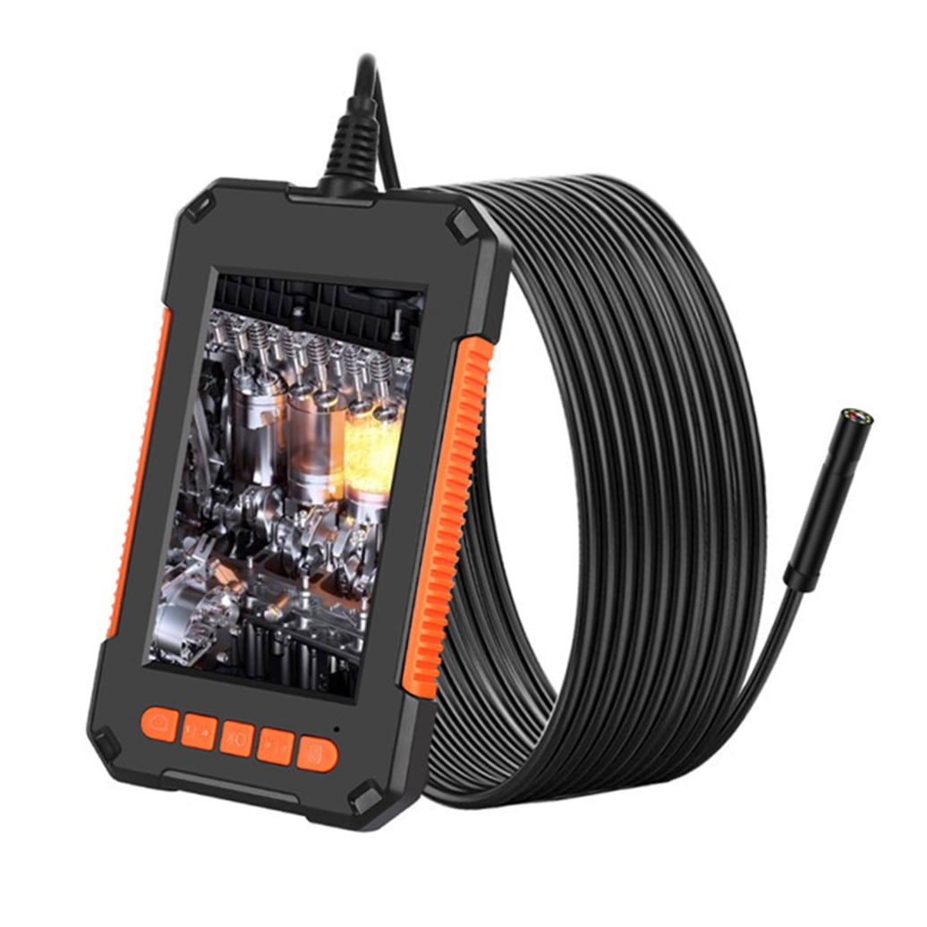 LULULION 1Pc Waterproof Digital Borescope with 1080p Screen and Wide Application for Pipeline and Auto Inspection