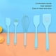 thumbnail image 5 of 5pcs Silicone Kitchen Utensils Set Safe Heat Resistant Easy Cleaning Silicone Kitchenware Cooking Utensils Kit, 5 of 5
