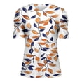 thumbnail image 5 of LiMoi Womens Short Sleeve Tops Dressy Womens T Shirts Fitted Printed Baby Tees for Women Plus Size T Shirts for Women 4x-5x Get it Fast, 5 of 5