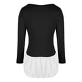 thumbnail image 4 of Vestido de Manga Corta para las Mujeres, Color Sólido Encaje Hasta Cintura Retracta Satén Tenedor Dividido, Cuello Redondo Midi, 4 of 8