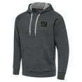 thumbnail image 2 of Men's Antigua Charcoal New York Giants Brushed Carbon Victory Pullover Hoodie, 2 of 4