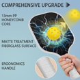 thumbnail image 4 of Pickleball Paddles Set Of 1, Fiberglass Surface, Speed, Lightning, Thunder Print, 1 Paddle, 2 Balls & Bag, 4 of 5