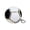 Black, variant on Soccer Ball Keychain, 2.76 Inch 12-Sided with Country Flag Pattern, Mechanical Clicking EDC Football Key Chain for Men Women