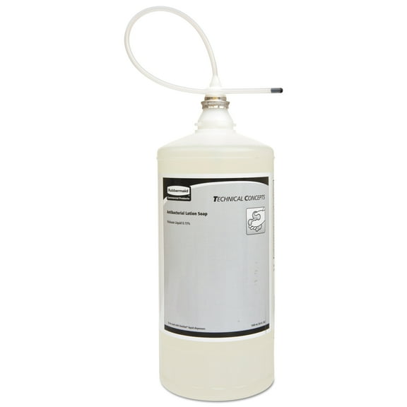 Rubbermaid® Commercial One Shot Antibacterial Enriched Lotion Soap Refill, Floral Scent, 800 mL, 4/Carton