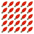thumbnail image 1 of Ampoule de Remplacement Transparente Rouge 7 Watts 130V C9 - Lot de 25, 1 of 1