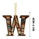 thumbnail image 3 of Adorno colgante de acrílico de 26 letras W, 3 of 8