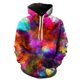 thumbnail image 1 of Sudaderas con capucha de primavera y otoño para hombre y mujer, suéter de manga larga con estampado 3D de salpicaduras de polvo, tie dye, para niño y niña, 1 of 4