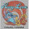 thumbnail image 2 of Boy's Lilo & Stitch Hang Loose Kauai Hawaii Graphic Tee Athletic Heather Small, 2 of 5