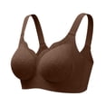 thumbnail image 4 of MEICHEN Wireless Full Coverage Bra for Women Fashion Soft Solid Padded U Back Bralettes Cotton No Show Underwear, 4 of 4