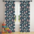 thumbnail image 5 of Blackout Kids Curtains,Dark Blue Princess Castle Carriage Pattern Childrens Insulated Curtains Set Of 2,Bedroom Essentials,Toddler Room Decor 42"x84", 5 of 5