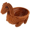 thumbnail image 5 of FRCOLOR Woven Storage Basket Household Food Serving Basket Fruit Snack Storage Basket, 5 of 8