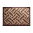 thumbnail image 2 of Bathroom Carpet Floor Mat Non-Slip Absorbent Entrance Mat for Bedroom, Gray Brown Polyester with Rubber Backing, Machine Washable 60x40 cm, 2 of 6