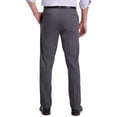 thumbnail image 3 of Haggar Mens Iron Free Premium Khaki Straight Fit Flat Front Flex Waist Casual Pant, 3 of 4