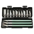thumbnail image 1 of 13Pcs Set Art Carving Cutter With Box Paper Sticker Cutter Wood Carving Blade, 1 of 2