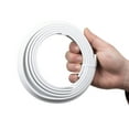 thumbnail image 5 of Duck Max Strength White Vinyl Replacement Door Seal, .31 in. x .25 in. x 84 in., 5 of 9