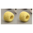 thumbnail image 3 of Moyic Cuerdas de arpillera retorcidas de estilo Vintage para fiesta de boda, cuerda de hilo para coser álbumes de recortes, accesorios para Amarillo claro 2piezas, 3 of 5