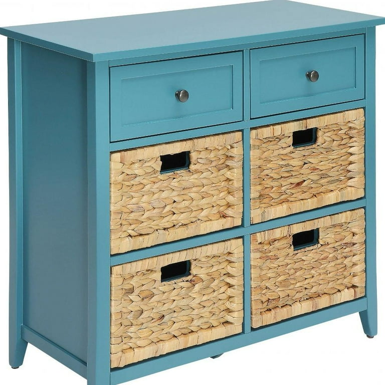 Pop Of Color Teal Accent Chest With Storage Pop Of Color Teal Accent Chest With Storage