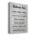 thumbnail image 2 of Simple Bathroom Rules Premium Gallery Wrapped Canvas - Ready to Hang, 2 of 9