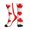 1 Black, variant on Women's Men's Canada Flag Colorful Novelty Pattern Crew Athletic Socks