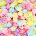 thumbnail image 3 of 300Pcs Flower Beads Plastic Children DIY Jewelry Accessories Craft Making Material Supplies, 3 of 4
