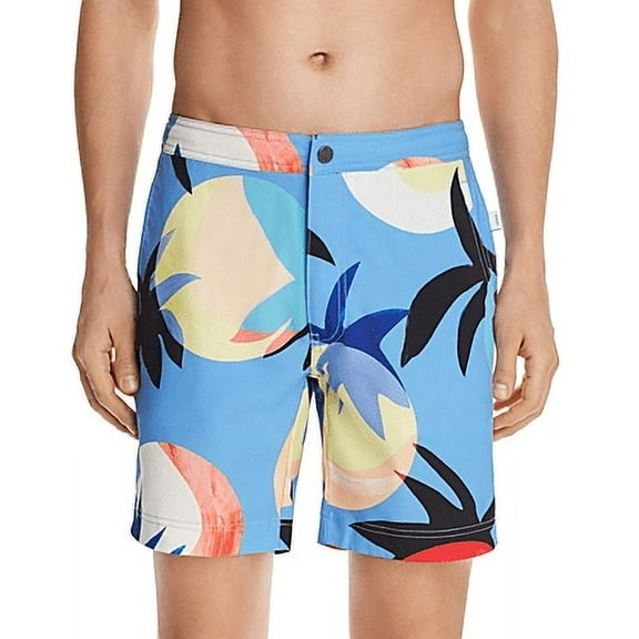 Onia MORNING HAZE Calder Dreamy Night Printed Swim Trunks, US Small