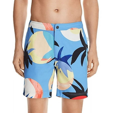 Onia MORNING HAZE Calder Dreamy Night Printed Swim Trunks, US Small