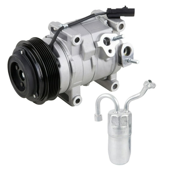 AC Compressor w/ A/C Drier For Chrysler 200 3.6L V6 2011 2012 2013 2014 - BuyAutoParts