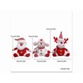 thumbnail image 3 of Christmas Plush Ornaments Set, Cartoon Santa Reindeer and Snowman Dolls for Holiday Home Tree Decoration, 3 of 6
