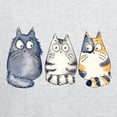 thumbnail image 3 of CafePress - Three 3 Cats Zip Hoodie - Zip Hoodie, Classic Hooded Sweatshirt with Metal Zipper, 3 of 4