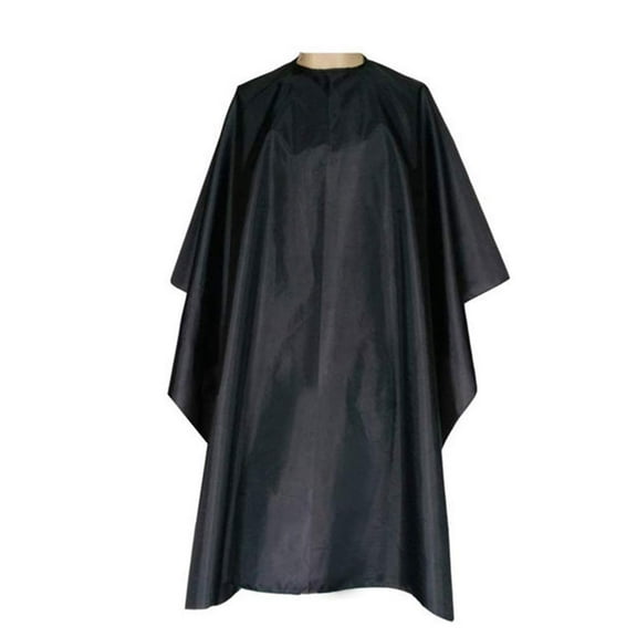 Salon Barber Cape for Hairdressers, Multi-function Waterproof Fabric, Unisex Full-Length Cape with Velcro Closure