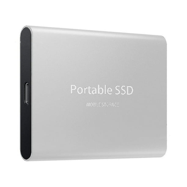 Disque Dur Externe Mini SSD Portable 4TB 4To Stockage Or avec OTG