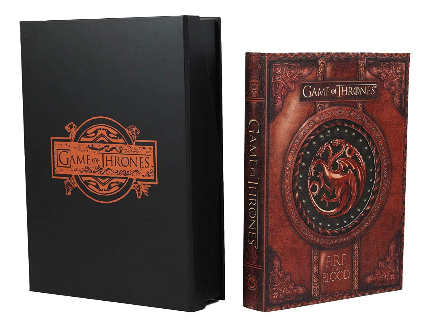 Game of Thrones Targaryen Dragon Sigil Fire & Blood Black Coffee Mug NEW IN BOX 