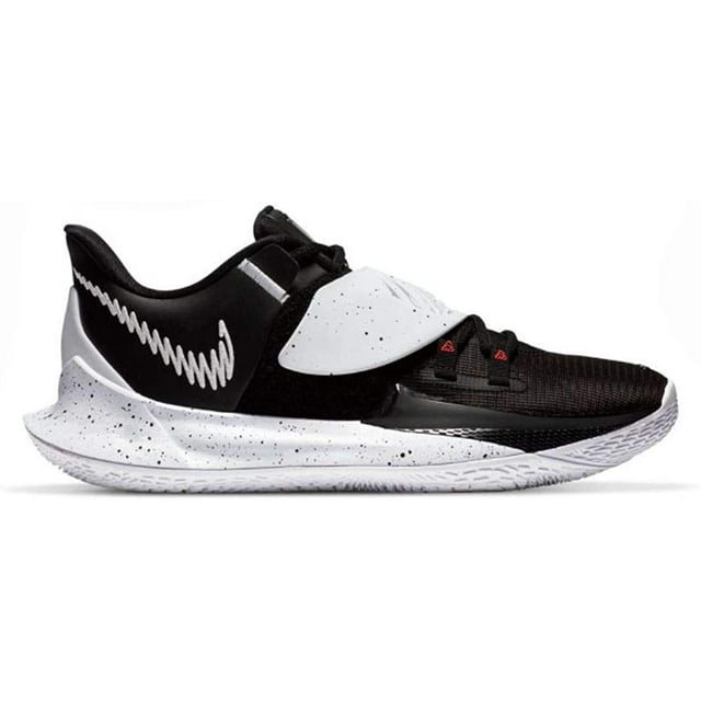 Nike Men's Kyrie Low 3 TB Basketball Shoe, CW6228-003 (Black/Metallic Silver/White, 12 US)
