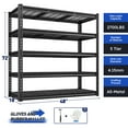 thumbnail image 4 of REIBII 72"H Heavy Duty Storage Shelves 48"W Metal Garage Shelf Wire Shelving Units,2700 LBS, 4 of 6