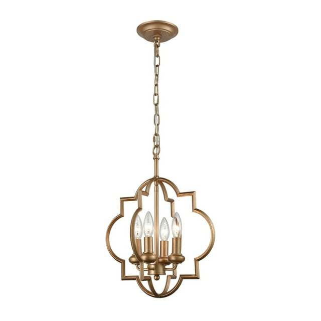ELK Lighting 31826/4 Chandelier 4 Chandelier Léger en Or Mat