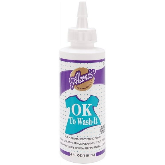Aleene’s OK To Wash-It Permanent Fabric Bond Glue