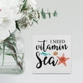 thumbnail image 5 of Zomyto 5"x5" Beach Wood Box Sign Decor Desk Sign I Need Vitamin Sea Wooden Box Block Sign Summer Signs Farmhouse Home Shelf Wall Decoration, 5 of 5