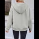 thumbnail image 4 of Sudadera con Capucha para Mujer, Sudadera con Cremallera, Moda de Otoño, Chaquetas de Larga, Ropa de Invierno, Conjuntos Gris XL, 4 of 8