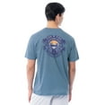 thumbnail image 3 of Fish N Vibe Men's Short Sleeve Fishing Performance Outdoor Graphic T-Shirt, Blue Shadow, L, 3 of 7